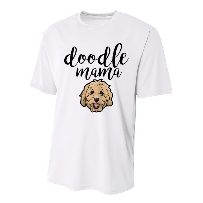 Goldendoodle Mom Doodle Mama Cute Golden Doodle Dog Performance Sprint T-Shirt