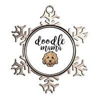 Goldendoodle Mom Doodle Mama Cute Golden Doodle Dog Metallic Star Ornament