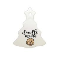 Goldendoodle Mom Doodle Mama Cute Golden Doodle Dog Ceramic Tree Ornament