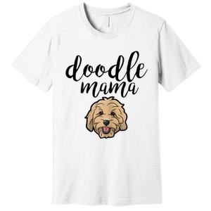 Goldendoodle Mom Doodle Mama Cute Golden Doodle Dog Premium T-Shirt