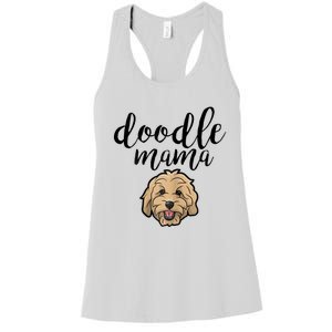 Goldendoodle Mom Doodle Mama Cute Golden Doodle Dog Women's Racerback Tank