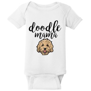 Goldendoodle Mom Doodle Mama Cute Golden Doodle Dog Baby Bodysuit