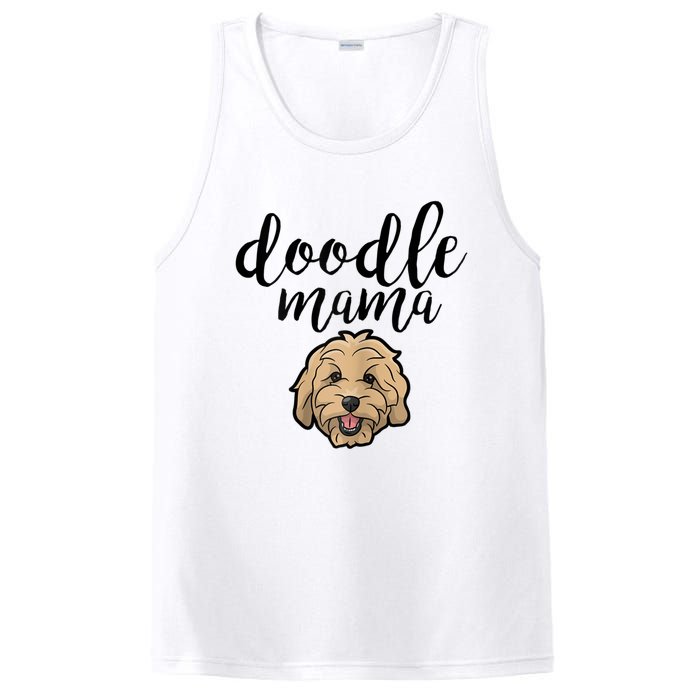 Goldendoodle Mom Doodle Mama Cute Golden Doodle Dog PosiCharge Competitor Tank