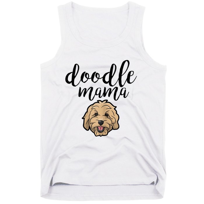 Goldendoodle Mom Doodle Mama Cute Golden Doodle Dog Tank Top