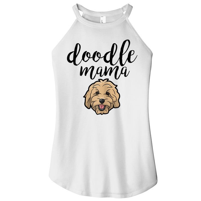 Goldendoodle Mom Doodle Mama Cute Golden Doodle Dog Women's Perfect Tri Rocker Tank