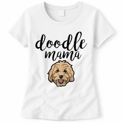 Goldendoodle Mom Doodle Mama Cute Golden Doodle Dog Womens T-Shirt