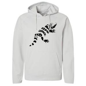 Gila Monster Design Performance Fleece Hoodie