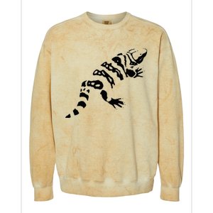 Gila Monster Design Colorblast Crewneck Sweatshirt