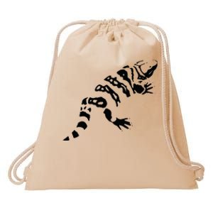 Gila Monster Design Drawstring Bag