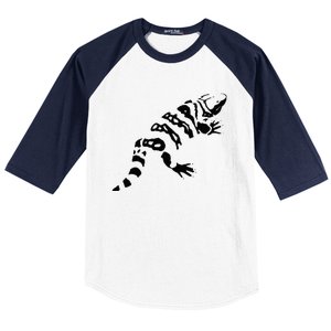 Gila Monster Design Baseball Sleeve Shirt