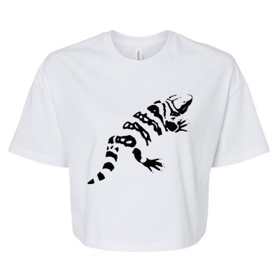 Gila Monster Design Bella+Canvas Jersey Crop Tee