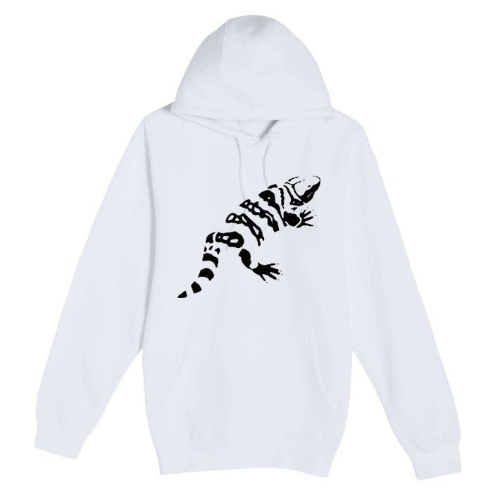 Gila Monster Design Premium Pullover Hoodie