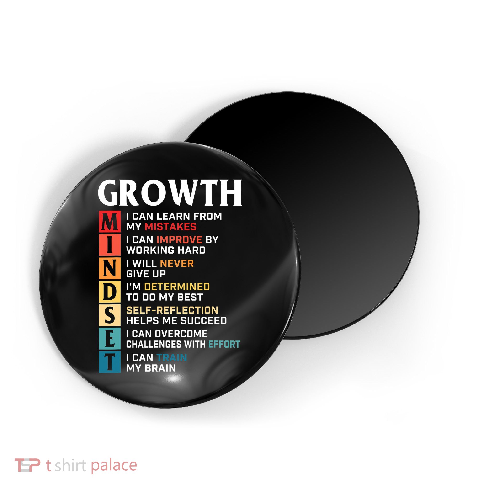 Growth Mindset Definition Motivational Quote Inspiration Magnet