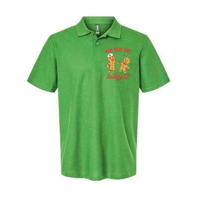 Gingerbread Man Did You Try Icing It Funny Christmas Nurse Gift Softstyle Adult Sport Polo