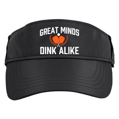 Great Minds Dink Alike Pickleball Player Pickleballers Adult Drive Performance Visor