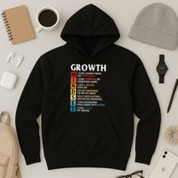 Growth Mindset Definition Motivational Quote Inspiration Hoodie
