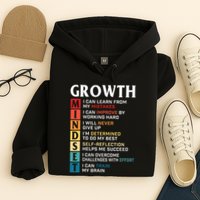 Growth Mindset Definition Motivational Quote Inspiration Hoodie