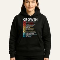 Growth Mindset Definition Motivational Quote Inspiration Hoodie