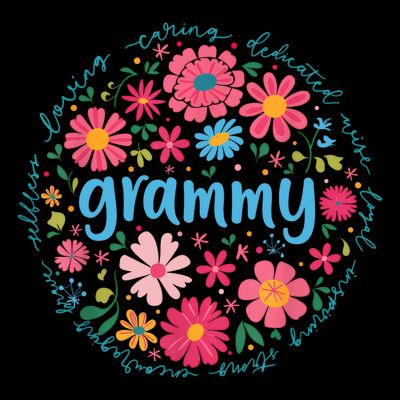 Grammy Mothers Day For Grandma Wildflower Floral Women  T-Shirt