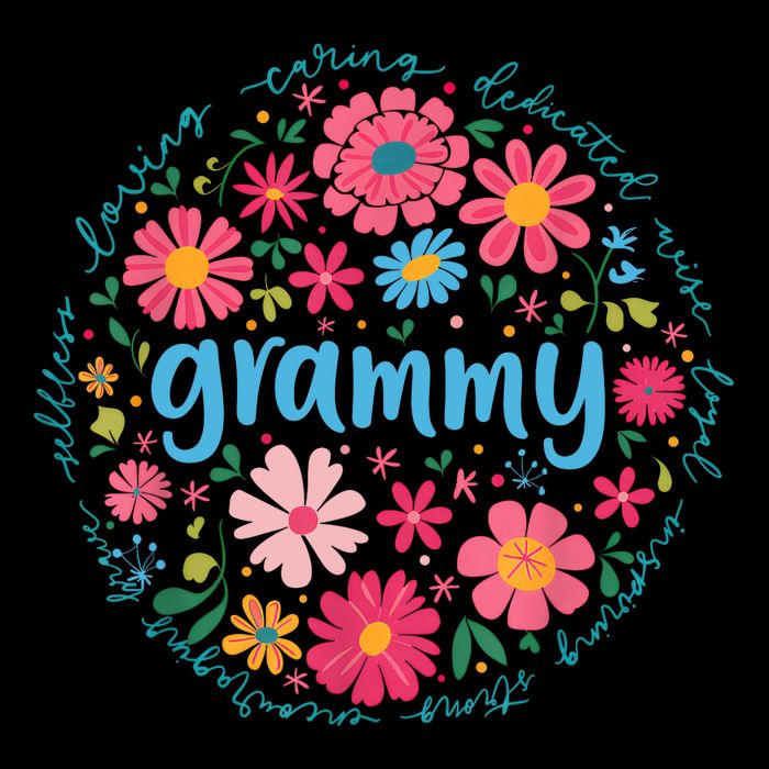 Grammy Mothers Day For Grandma Wildflower Floral Women  16 in Basic Backpack