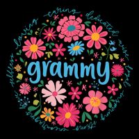 Grammy Mothers Day For Grandma Wildflower Floral Women  Zip Tote Bag