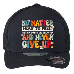 Growth Mindset Definition Motivational Quote Inspiration Flexfit Unipanel Trucker Cap