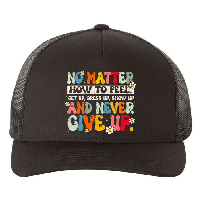 Growth Mindset Definition Motivational Quote Inspiration Yupoong Adult 5-Panel Trucker Hat