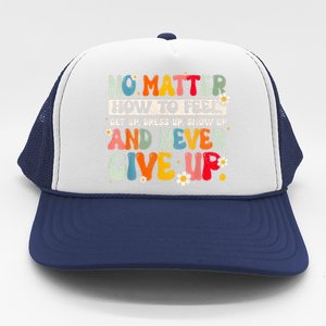 Growth Mindset Definition Motivational Quote Inspiration Trucker Hat