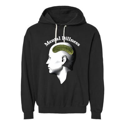 Gotfunny Mental Dillness Garment-Dyed Fleece Hoodie