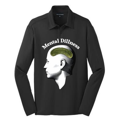 Gotfunny Mental Dillness Silk Touch Performance Long Sleeve Polo