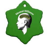 Gotfunny Mental Dillness Ceramic Star Ornament