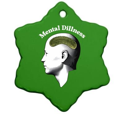 Gotfunny Mental Dillness Ceramic Star Ornament