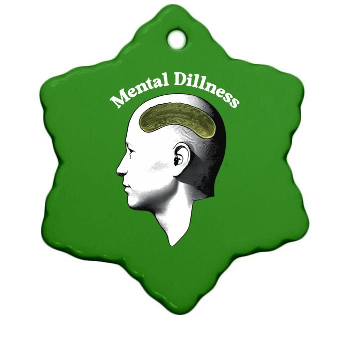 Gotfunny Mental Dillness Ceramic Star Ornament