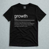Growth Mindset Definition Quotes Entrepreneur Gifts School T-Shirt