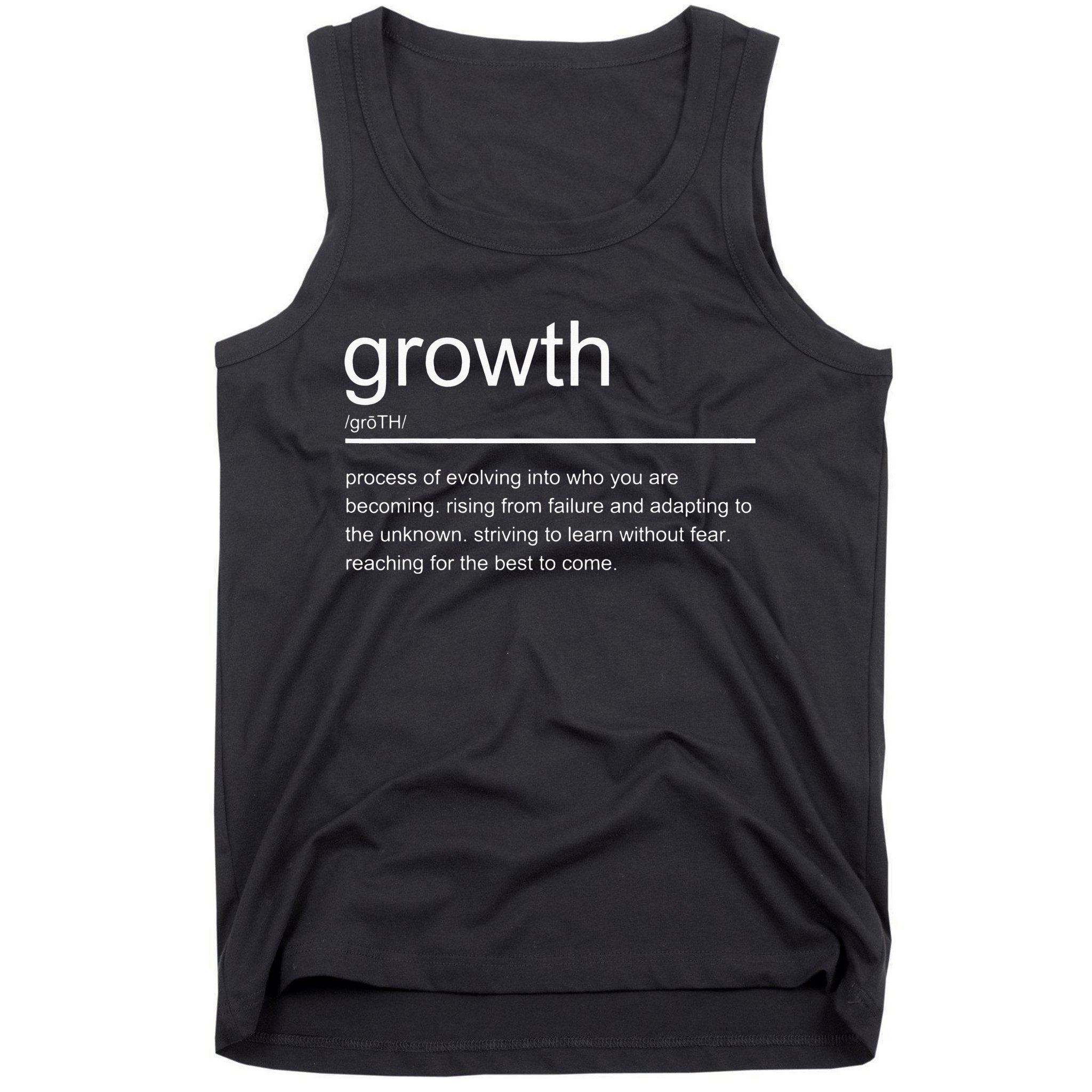 Growth Mindset Definition Quotes Entrepreneur Gifts School Tank Top