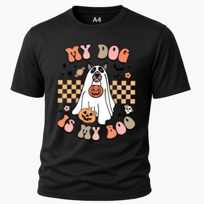 Groovy My Dog Is My Boo Cute Dog Lover Halloween Gift Performance Shirt