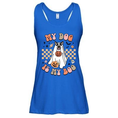 Groovy My Dog Is My Boo Cute Dog Lover Halloween Gift Ladies Essential Flowy Tank