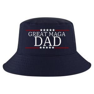 Great MAGA Dad Donald Trump Fathers Day Cool Comfort Performance Bucket Hat