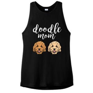 Goldendoodle Mom - Doodle Mom Cute Golden doodle Ladies PosiCharge Tri-Blend Wicking Tank