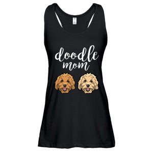 Goldendoodle Mom - Doodle Mom Cute Golden doodle Ladies Essential Flowy Tank