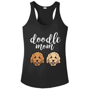 Goldendoodle Mom - Doodle Mom Cute Golden doodle Ladies PosiCharge Competitor Racerback Tank