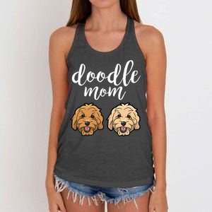 Goldendoodle Mom - Doodle Mom Cute Golden doodle Women's Knotted Racerback Tank