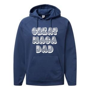 Great MAGA DAD Donald Trump Supporter Father Gift Performance Fleece Hoodie