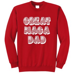 Great MAGA DAD Donald Trump Supporter Father Gift Sweatshirt