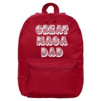 Great MAGA DAD Donald Trump Supporter Father Gift 16 in Basic Backpack