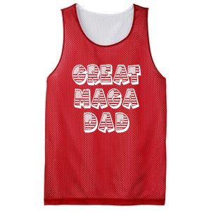 Great MAGA DAD Donald Trump Supporter Father Gift Mesh Reversible Basketball Jersey Tank