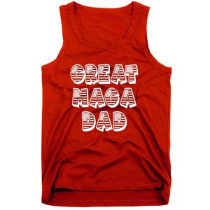 Great MAGA DAD Donald Trump Supporter Father Gift Tank Top