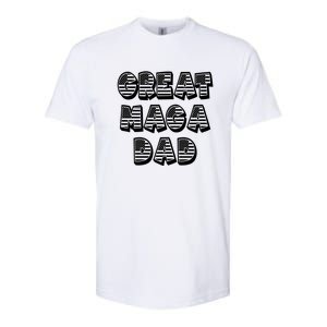 Great MAGA DAD Donald Trump Supporter Father Gift Softstyle CVC T-Shirt