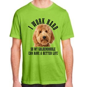 Goldendoodle Mom Doodle Dog Dad Funny Golden Doodle Adult ChromaSoft Performance T-Shirt