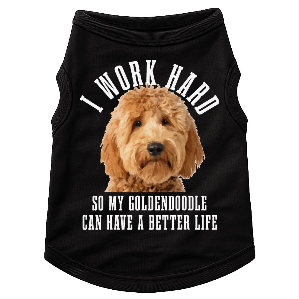 Goldendoodle Mom Doodle Dog Dad Funny Golden Doodle Doggie Tank